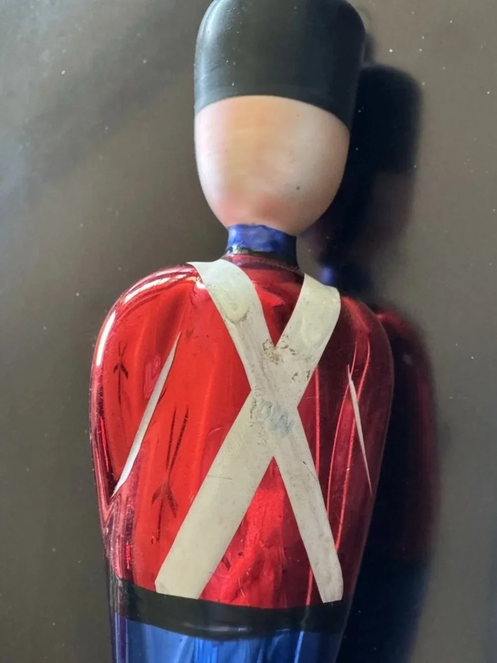 Vintage Hand-Blown Glass Toy Soldier Ornament 6